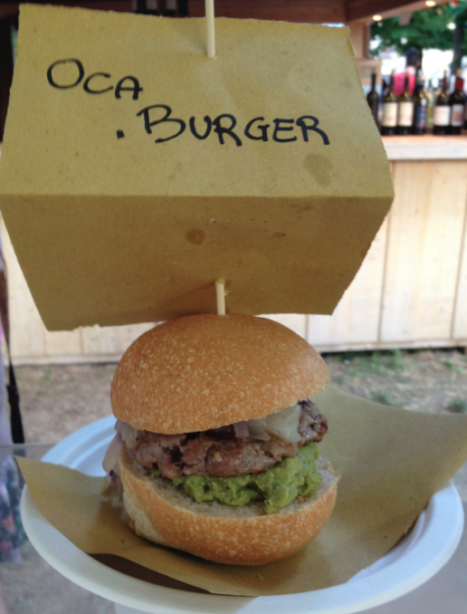 Specialità di oca: l’ocaburger del Valgrande