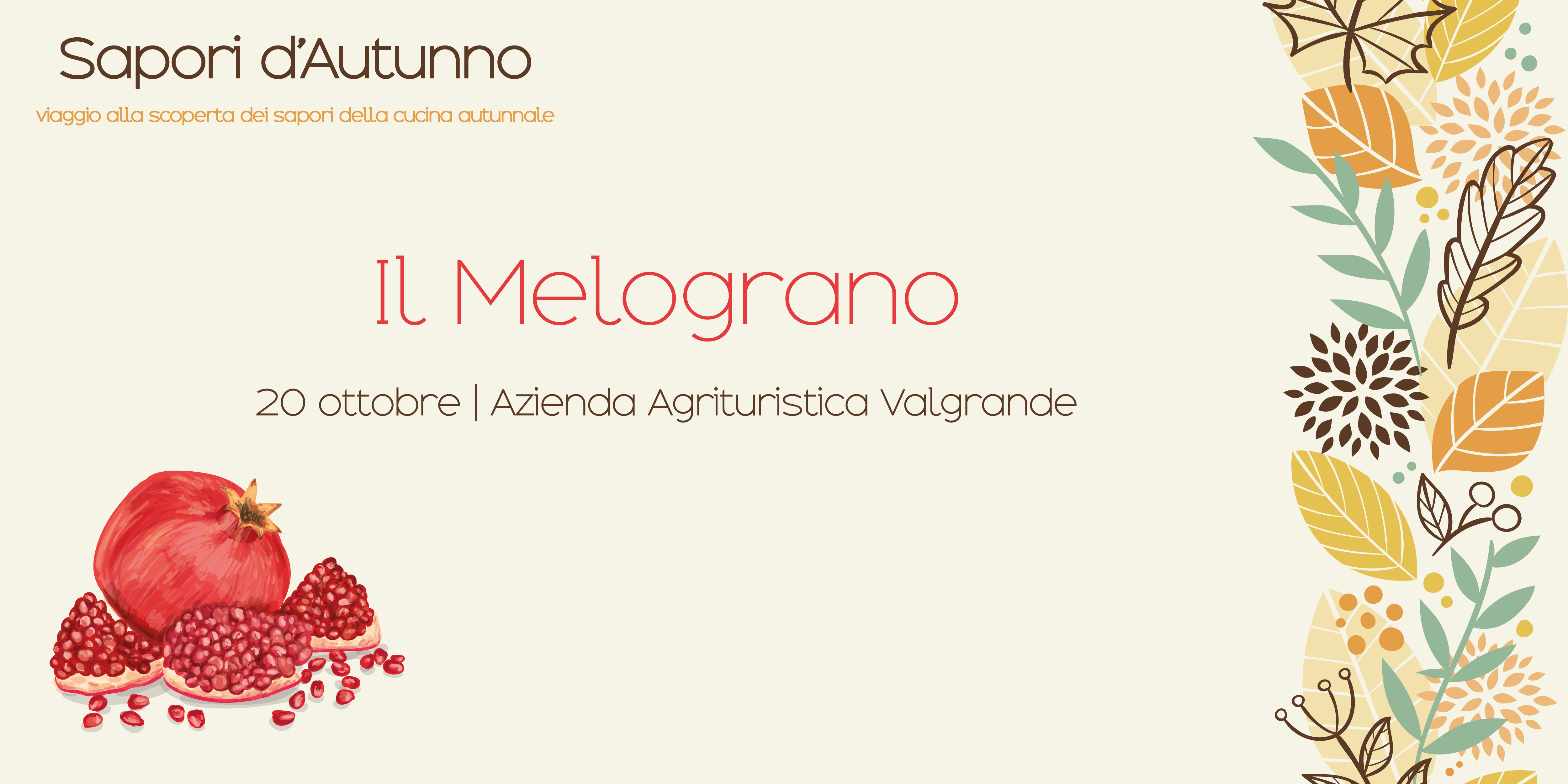 Il Melograno – Sapori d’autunno